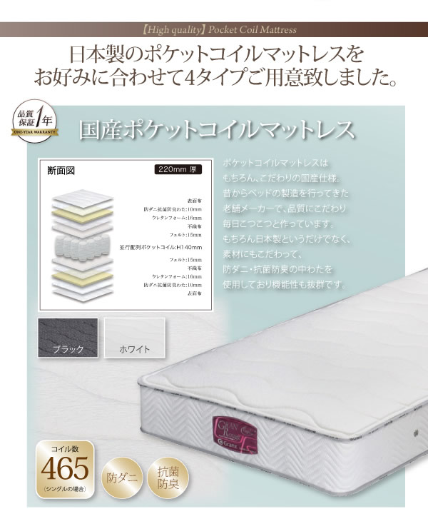 モダンデザインフロアベッド【Siera】シエラ 激安通販13