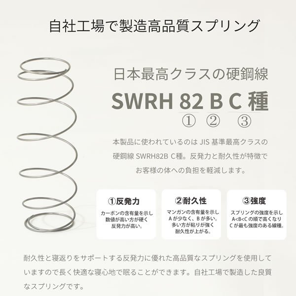画像14: 日本製ポケットコイルマットレス 価格訴求モデル