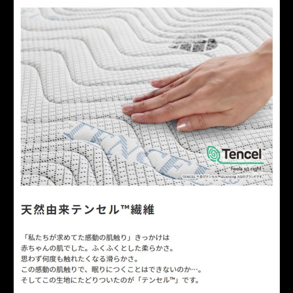 画像4: 硬めの寝心地 エクセレントナノテックポケットコイルマットレス