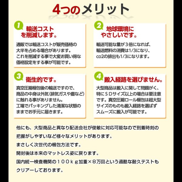 画像7: 高級ホテル仕様スリムポケットコイル：選べる2ピロートップ：8サイズ