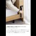 画像6: ブックシェルフ付きスマートデザイン脚付きベッド【Mariska】 USBコンセント付き (6)