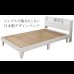 画像6: スライド棚付きシンプルデザインベッド【Dahlia】 日本製　限定値下げ (6)