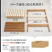 画像4: 工具不要！簡単組み立て敷布団対応すのこベッド【Calvin-b】 (4)