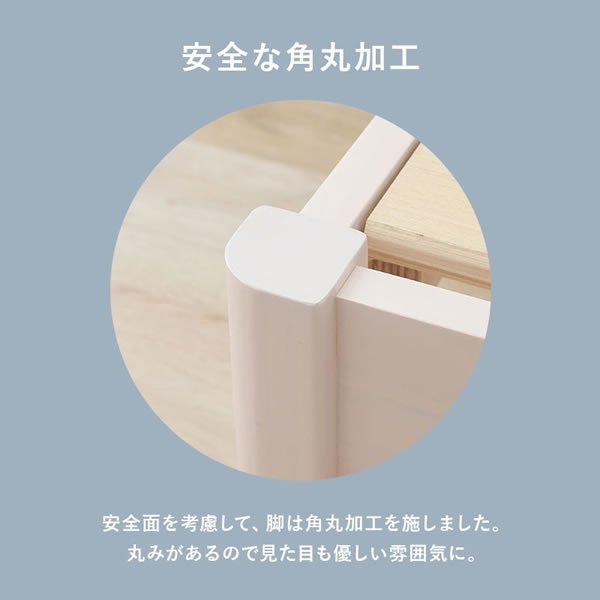 画像12: 大容量床下収納にも対応！簡単組立ヘッドレスベッド ハイタイプ【Darren】