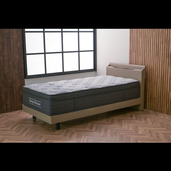 画像10: オーク突板仕様高級デザインすのこベッド【Bernt】