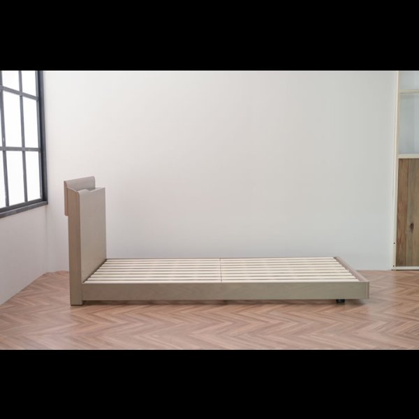 画像15: オーク突板仕様高級デザインすのこベッド【Bernt】