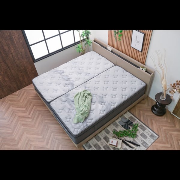 画像17: オーク突板仕様高級デザインすのこベッド【Bernt】