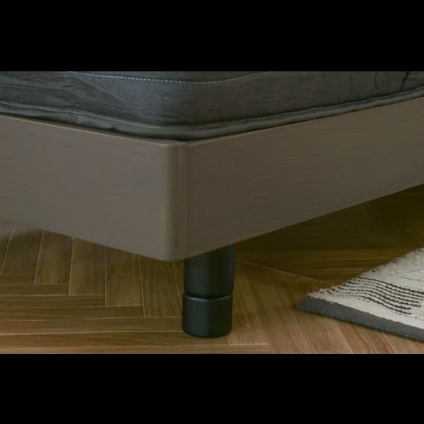 画像26: オーク突板仕様高級デザインすのこベッド【Bernt】