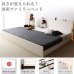 画像2: ヘッドボード収納付き連結対応ベッド【Sakti】シャクティ 高さ調整付き (2)