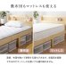 画像7: 敷布団対応頑丈すのこ仕様カントリー調ベッド【Floora】 高さ調整付き (7)