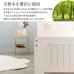 画像6: ショート丈カントリー調頑丈すのこベッド【Floora】 高さ調整付き (6)