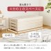画像6: 高さを変えられる分割式桐すのこベッド。重ね置き対応。 (6)