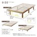 画像12: 天然木パイン材仕様すのこベッド【Karen2】 高さ調整付き (12)