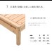 画像20: 日本製無塗装ひのきすのこベッド：フラットタイプ　低ホルムアルデヒド・高さ調整付き (20)