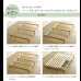 画像4: 天然木パイン材仕様簡単組み立てヘッドレスベッド【Cleto】レギュラー丈 (4)