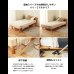画像9: 棚コンセント付きオイル仕上げシンプルデザインすのこベッド【Elias】 高さ調整対応 (9)