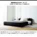 画像10: 棚コンセント付きオイル仕上げシンプルデザインすのこベッド【Elias】 高さ調整対応 (10)