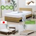 画像1: 簡単組立！工具いらずボルトレスベッド フラットパネル日本製ベッド【Easy】 (1)