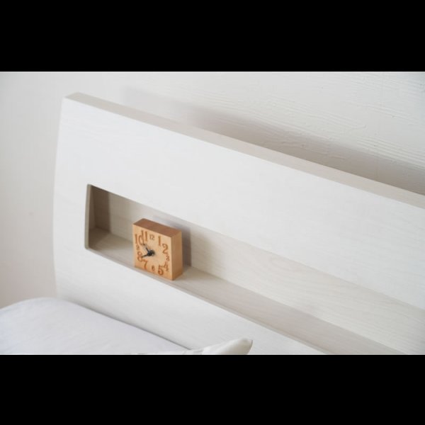 画像19: 曲線デザイン高強度すのこベッド【Fennel】ストーン調／木目調 3段階高さ調節