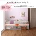 画像3: ショート丈カントリー調天然木すのこベッド 高さ調整付き【Lottie】ロッティ (3)