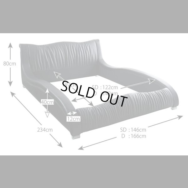 画像2: 高級レザー・デザイナーズベッド【Formare】フォルマーレ　日本向け仕様