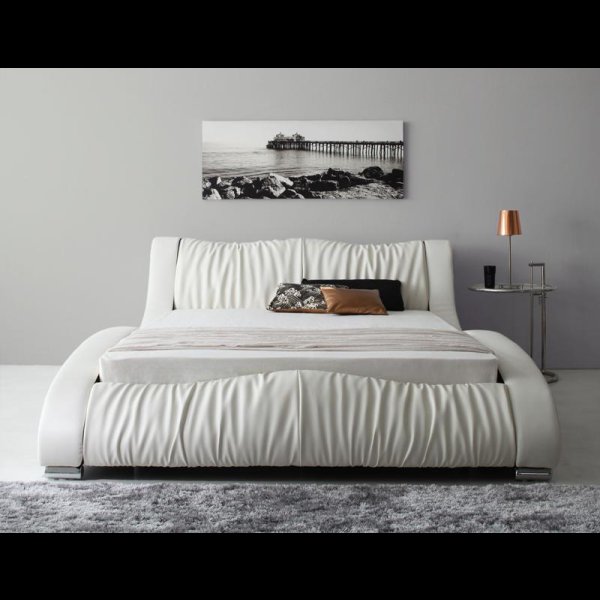 画像9: 高級レザー仕様デザイナーズベッド【Fortuna】フォルトゥナ　５年保証付き