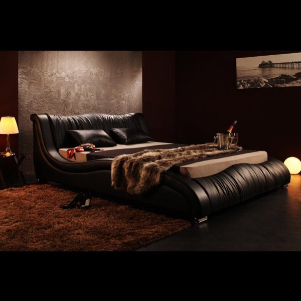 画像12: 高級レザー仕様デザイナーズベッド【Fortuna】フォルトゥナ　５年保証付き