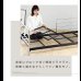 画像25: ショートセミシングル限定モダンデザインコンパクトスチールベッド【Nathan】 (25)