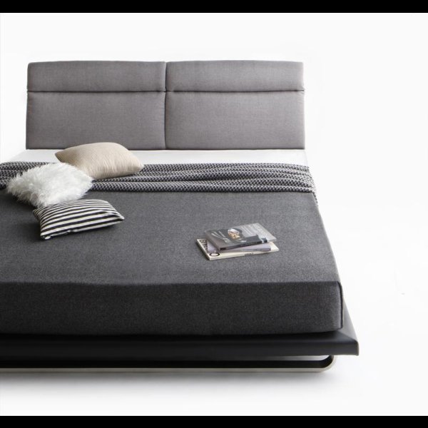 画像19: リクライニング機能付き・ファブリック＆レザーローベッド【William】ウィリアム