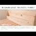 画像9: 日本製無塗装ひのきすのこベッド：スタンダードタイプ　低ホルムアルデヒド・高さ調整付き (9)