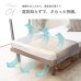 画像5: 軋みにくく頑丈繊細すのこ採用ヘッドレスベッド：高さ調整付き (5)