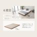 画像15: 軋みにくく頑丈繊細すのこ採用ヘッドレスベッド：高さ調整付き (15)