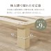 画像8: 無塗装天然木パイン材仕様ロースタイルすのこベッド【Henri】安定極太脚 (8)