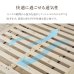 画像11: 無塗装天然木パイン材仕様ロースタイルすのこベッド【Henri】安定極太脚 (11)
