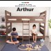 画像2: 連結ベッド・シングルベッドにもなる二段ベッド【Arthur】アーサー 限定商品 (2)