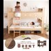画像17: 連結ベッド・シングルベッドにもなる棚付き二段ベッド【Brent】ブレント 限定商品 (17)
