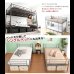 画像7: 頑丈＆省スペース二段ベッド【Wilfred】 二台のシングルベッドにもできる！ (7)