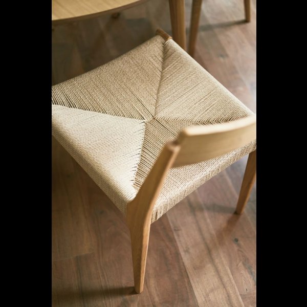 画像12: 天然木とペーパーコードの組み合わせがおしゃれなダイニングチェア【Reynold】2脚セット