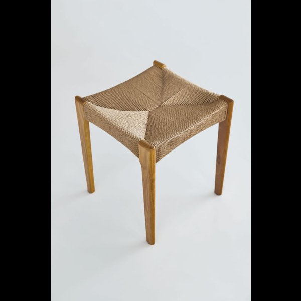 画像20: 天然木＆ペーパーコードおしゃれなダイニングスツール【Rupert】