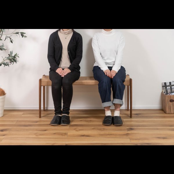 画像13: 天然木＆ペーパーコードおしゃれなダイニングベンチ【Roderick】