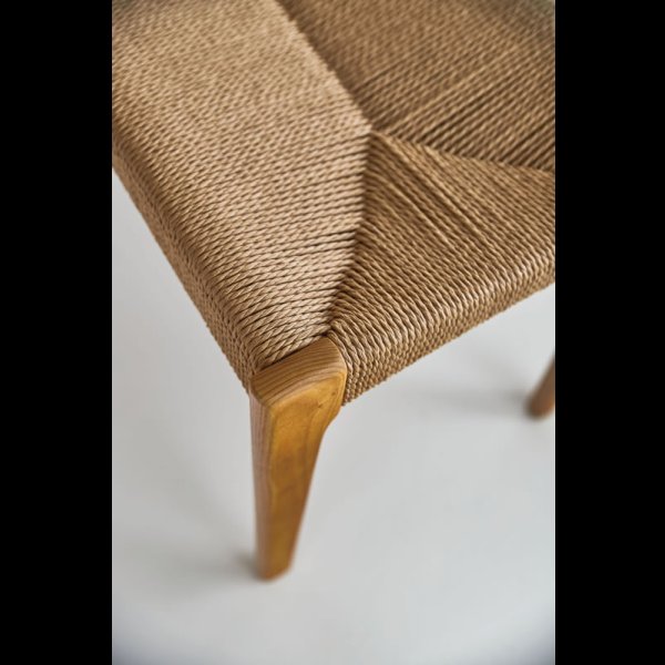 画像24: 天然木＆ペーパーコードおしゃれなダイニングベンチ【Roderick】