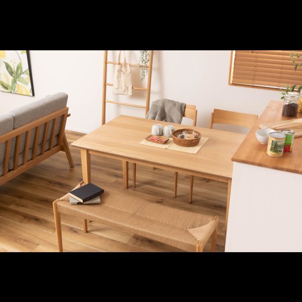 画像26: 天然木＆ペーパーコードおしゃれなダイニングベンチ【Roderick】