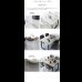 画像16: おしゃれで機能的なセラミック製ダイニングテーブル＆レザーダイニングチェアセット【Felicien】 (16)
