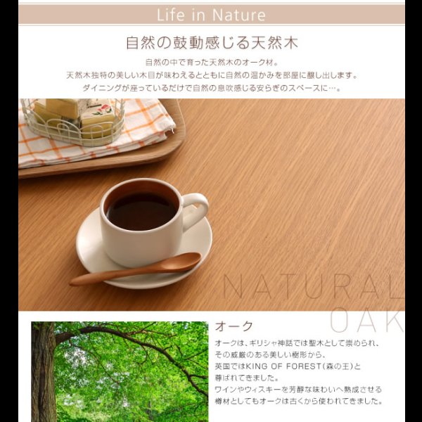 画像4: 伸縮機能付きダイニングテーブルセット【Dynaton】デュナトン　サイド収納付き