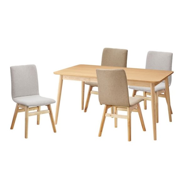 画像11: 小物引き出し収納付きシンプルダイニングテーブル幅150【Bruno】