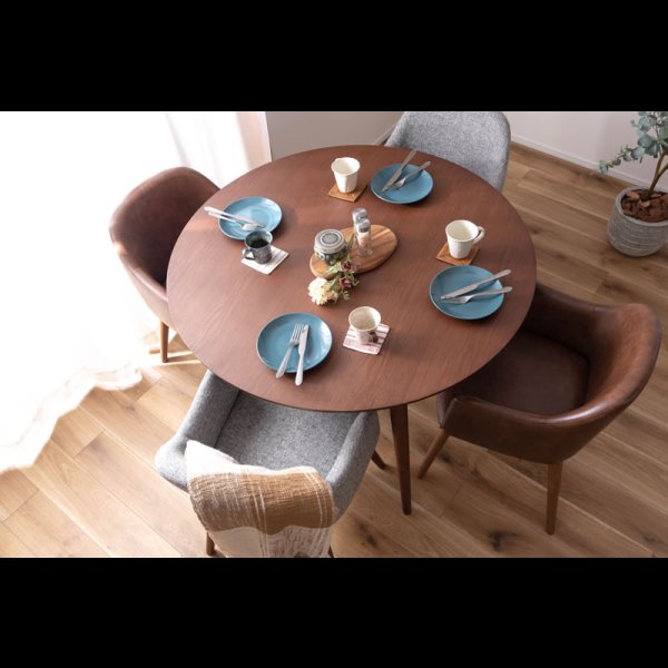 画像15: おしゃれなカフェ風円形ダイニングテーブル【Ashton】 北欧デザイン