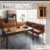 画像18: お部屋が広く使える伸縮テーブル採用リビングソファダイニングセット【Felix】 (18)