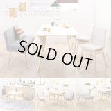 やさしい雰囲気の北欧デザインソファダイニングセット【Felice】フェリーチェ