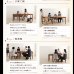 画像5: 回転チェア&ベンチ付きスライド伸縮ダイニングテーブルセット【Spielen】シュピーレン (5)