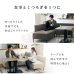 画像3: 無段階昇降テーブル付きL字コーナーソファダイニングセット【Celso】 (3)